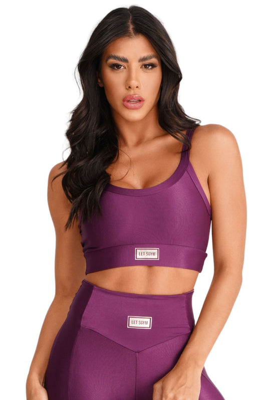 Bright Sports Bra Marsala