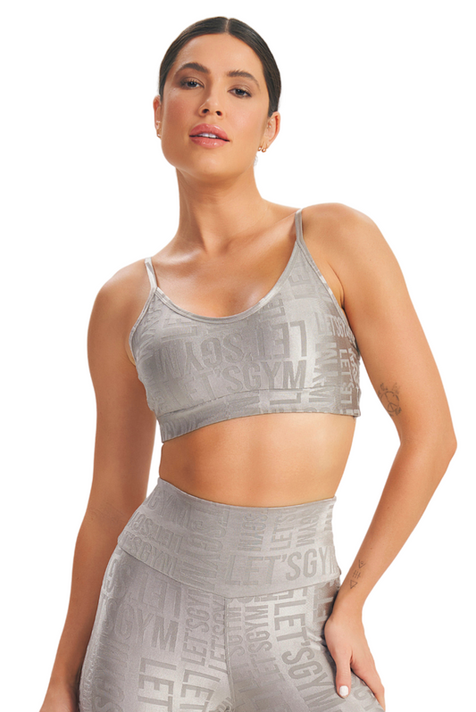 Velvet Name Sports Bra