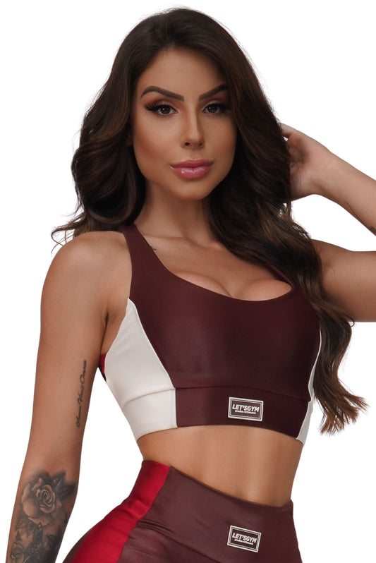 Dark Sports Bra - Brown - Usay Buy