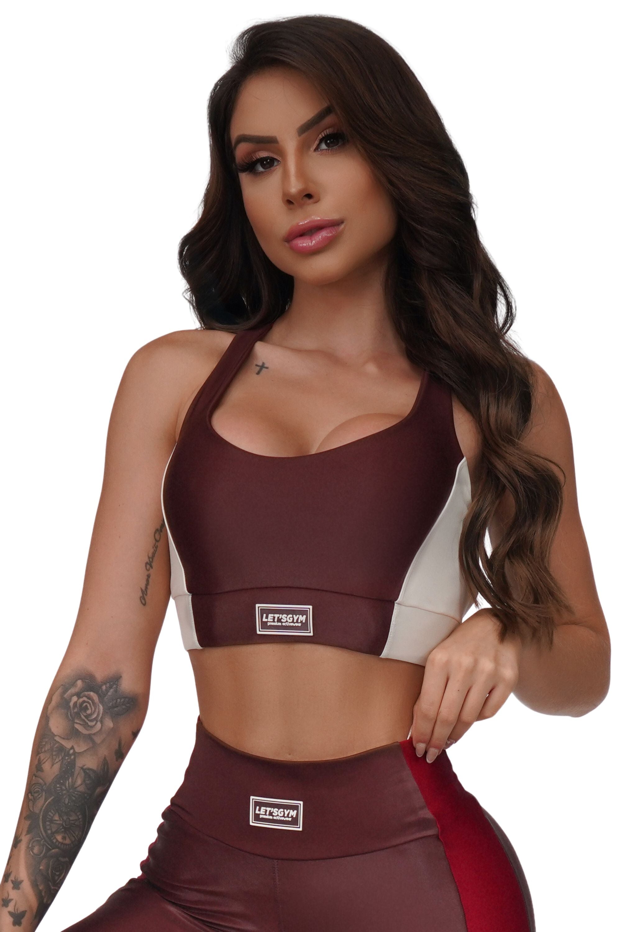Dark Sports Bra - Brown - Usay Buy 