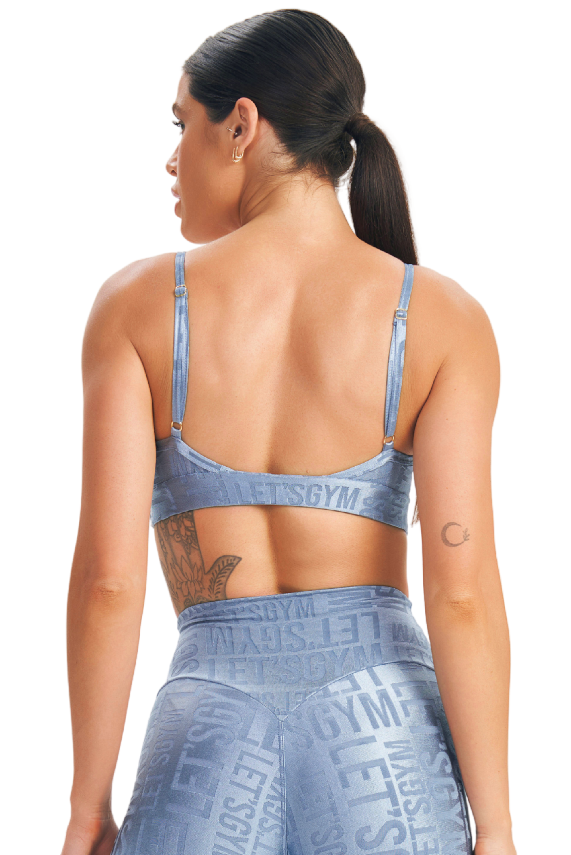 Velvet Name Sports Bra
