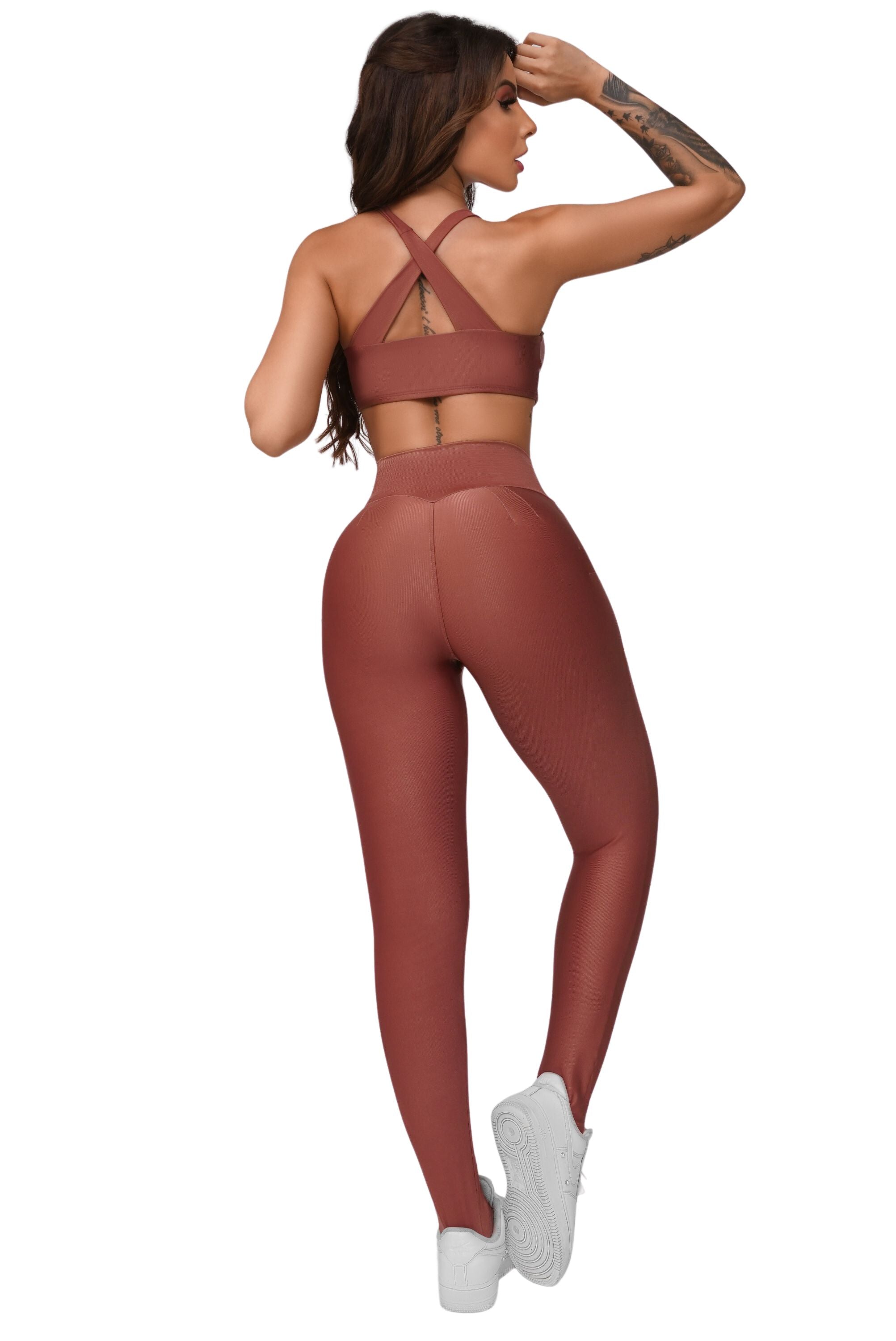 Evolved Sports Bra - Brown - Usay Buy 