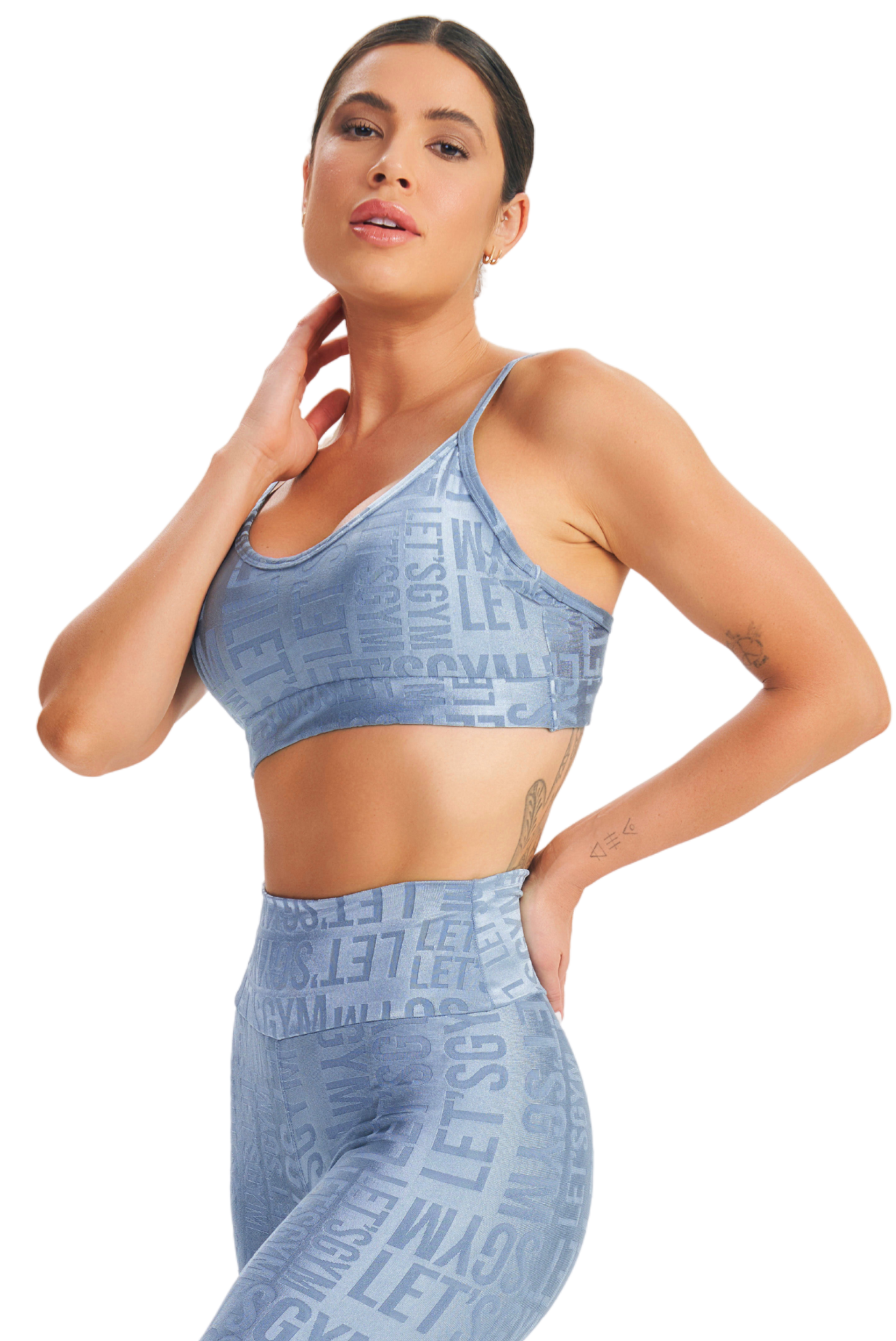 Velvet Name Sports Bra