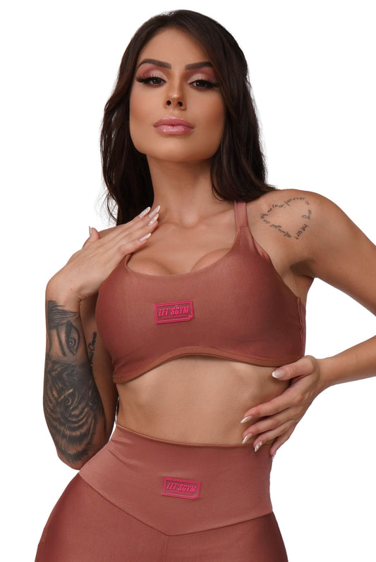 Evolved Sports Bra - Brown - Usay Buy 