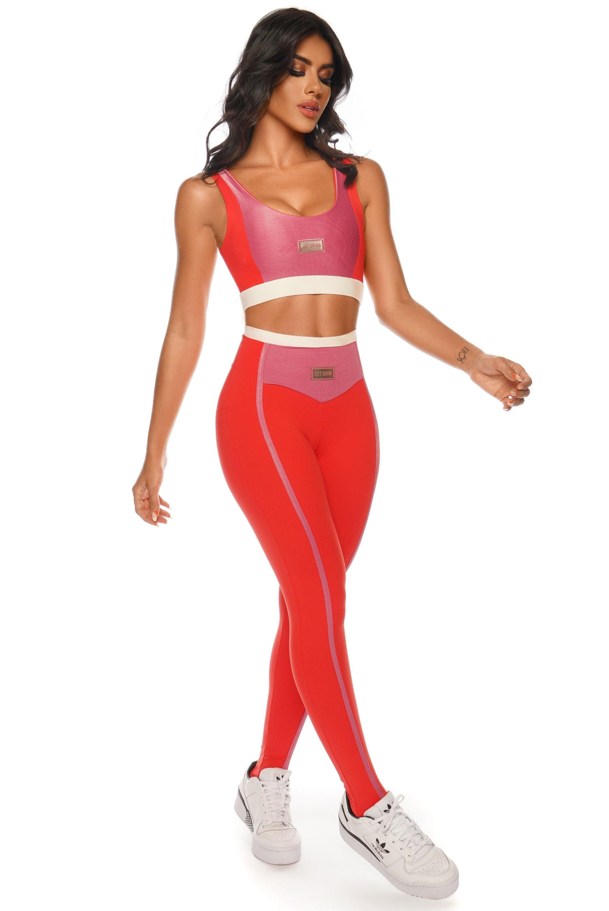 Refresh Sports Bra - Red - Usay Buy 