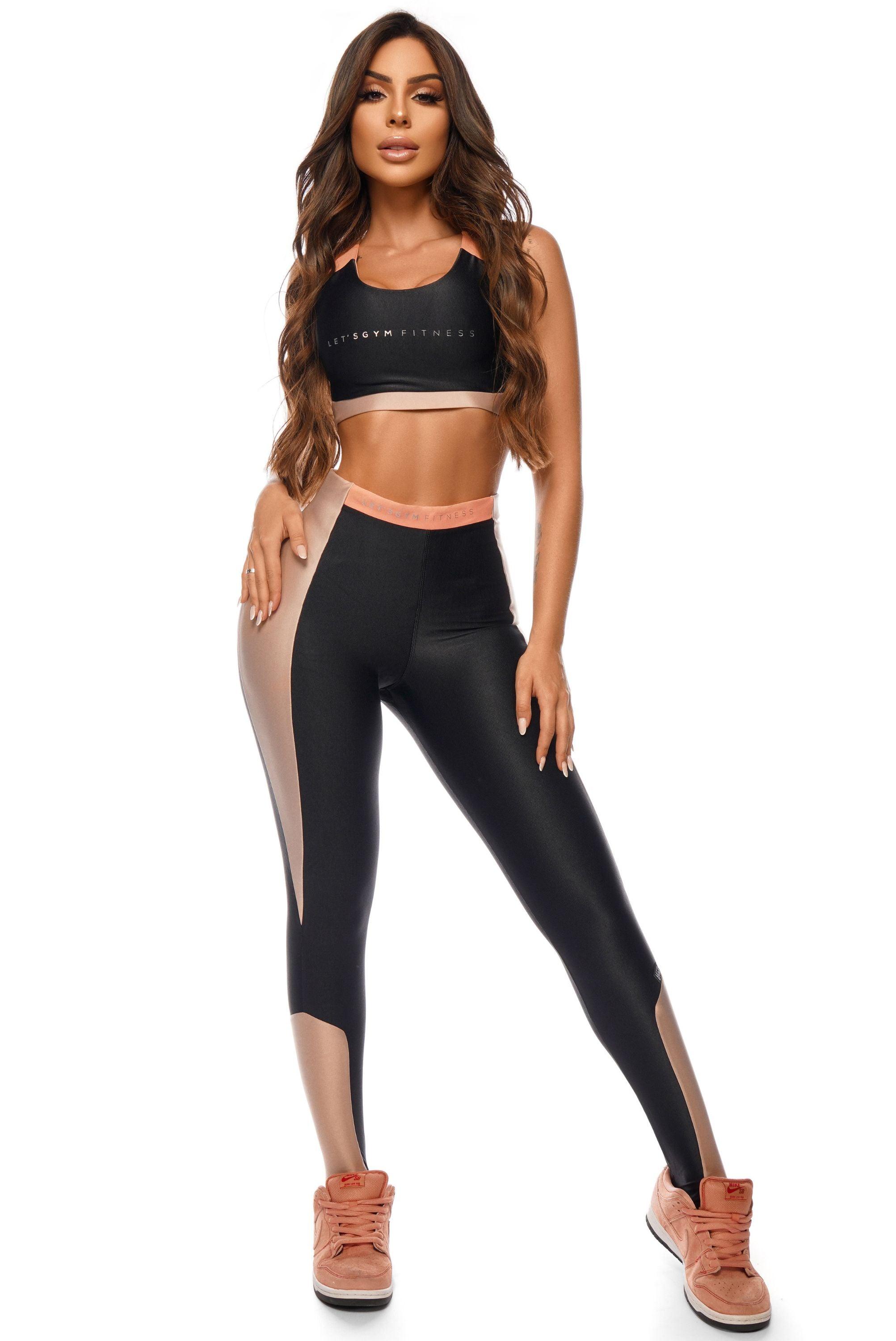 Strip Sports Bra - Black - Usay Buy 