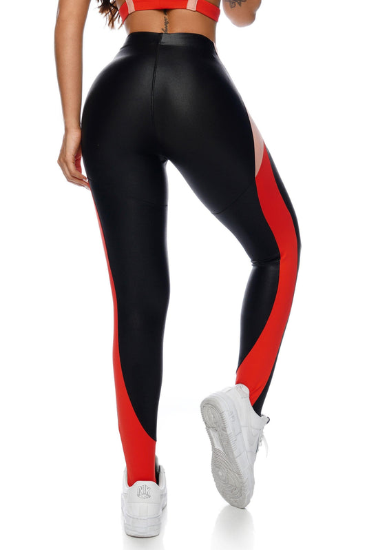 Fantasy Legging - Black & Red - Usay Buy 