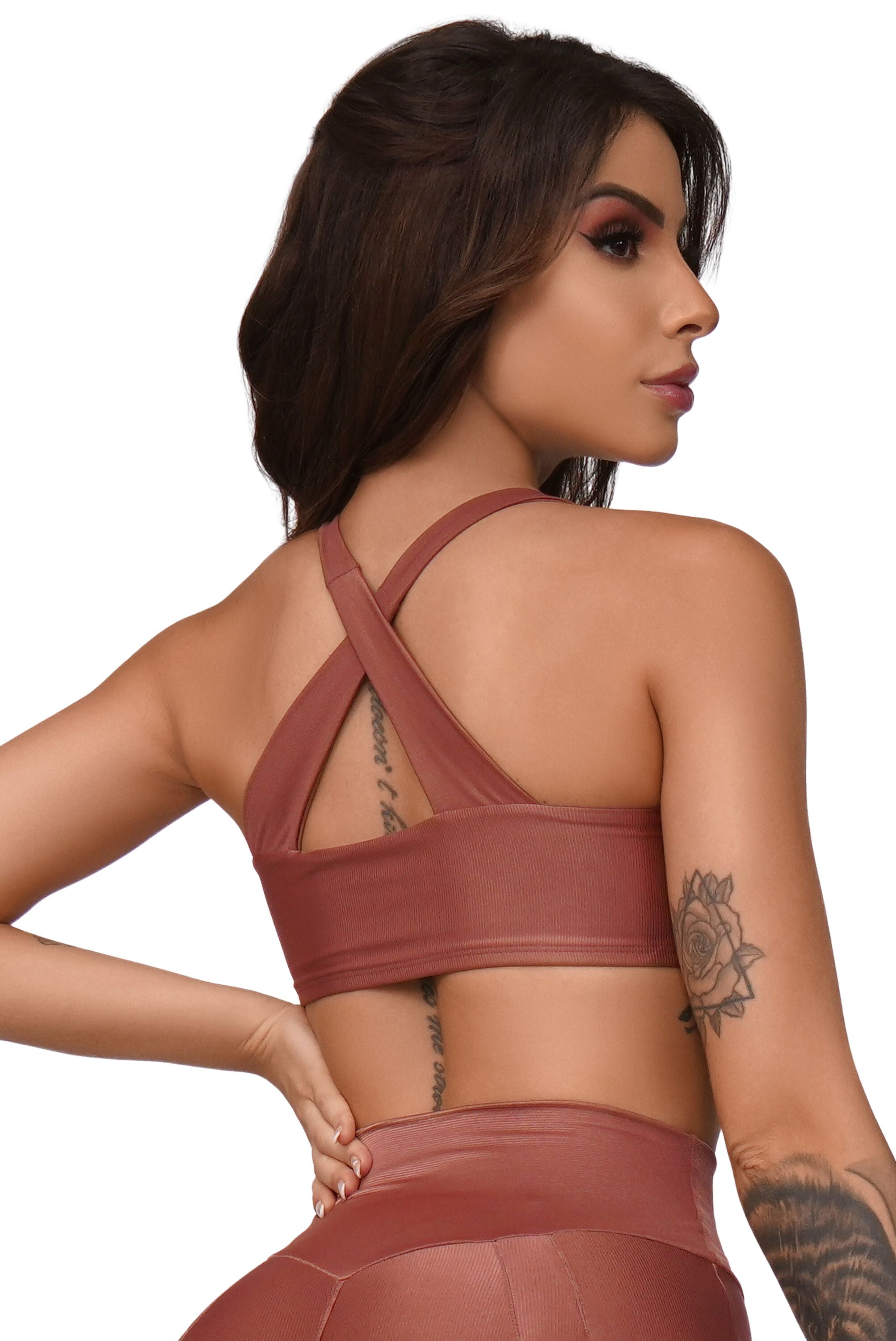Evolved Sports Bra - Brown - Usay Buy 